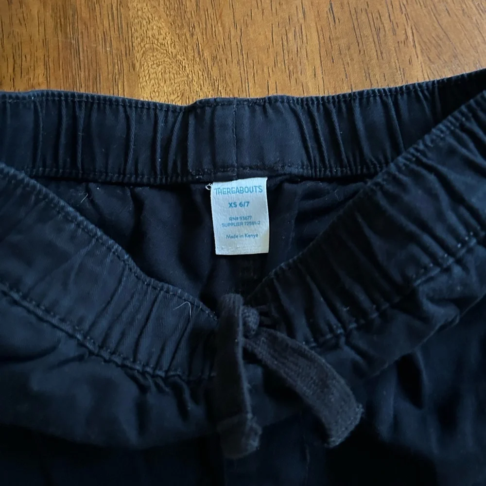 Black Jogger Pants | Boys Size 6/7 | Thereabouts Everyday Basics
